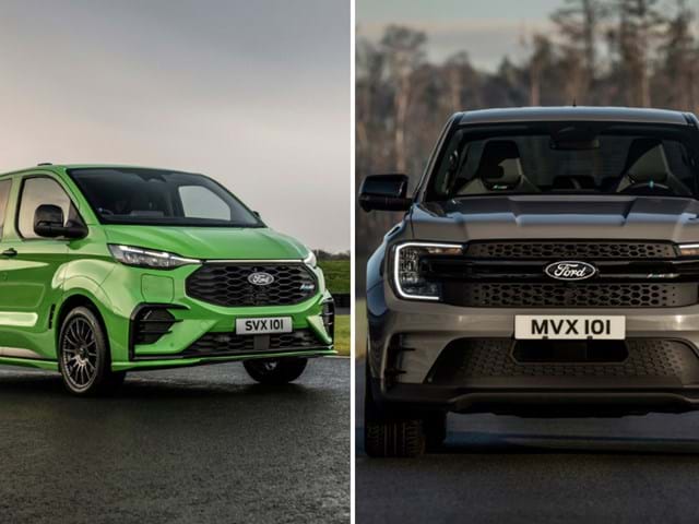 Ford släpper premiumversioner av Ranger och Transit Custom