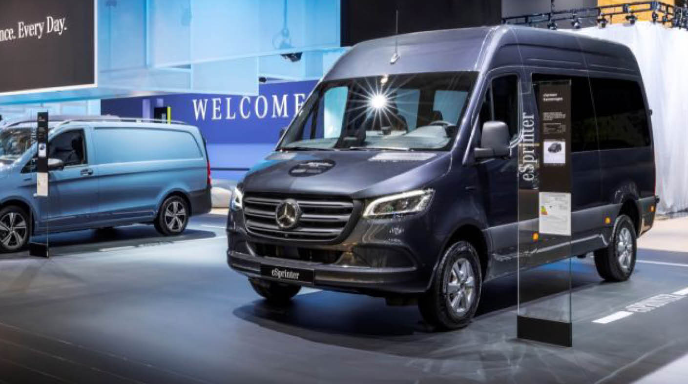 Mercedes-Benz smygtittar på nästa generation Sprinter